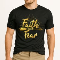 Faith Over Fear Gold Limited Edition Performance Shirt