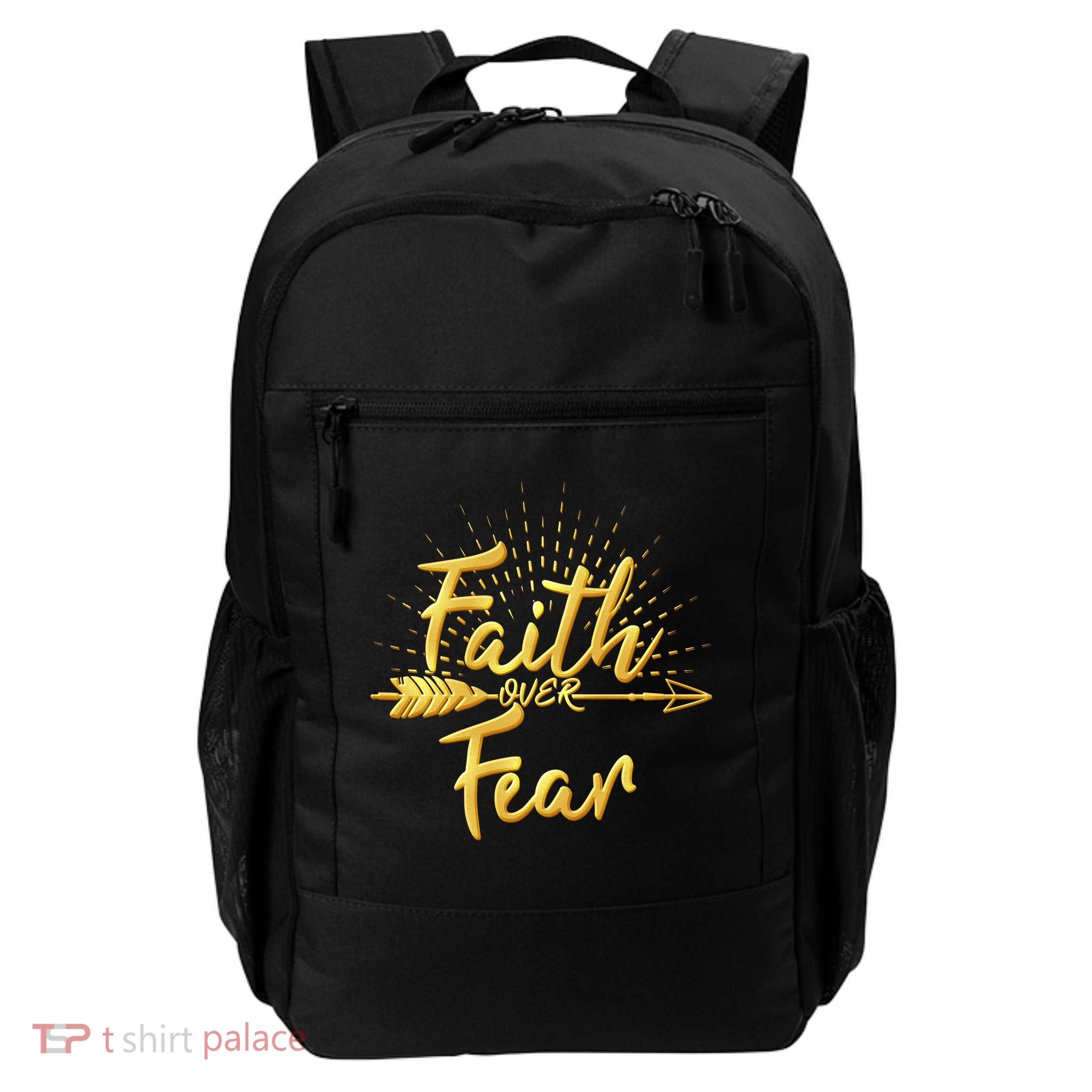Faith Over Fear Gold Limited Edition Backpack