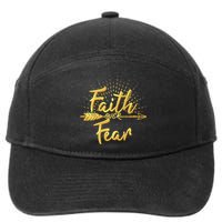 Faith Over Fear Gold Limited Edition 7-Panel Snapback Hat