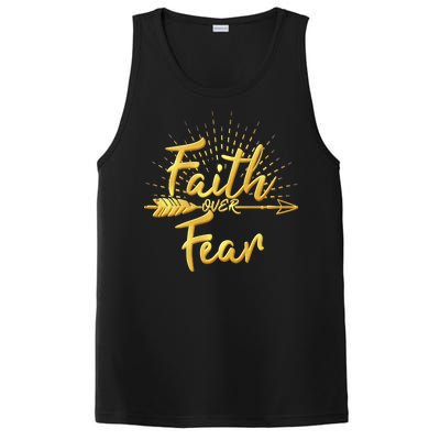 Faith Over Fear Gold Limited Edition PosiCharge Competitor Tank