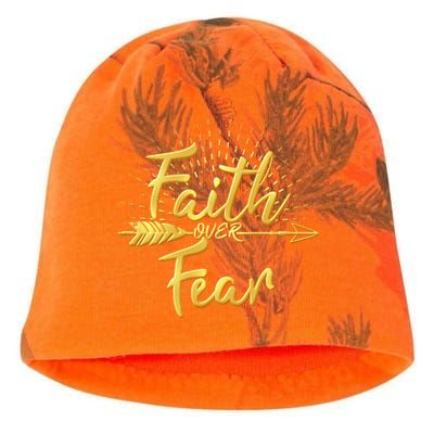 Faith Over Fear Gold Limited Edition Kati - Camo Knit Beanie