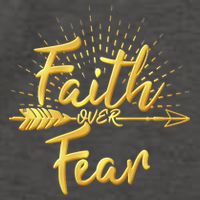 Faith Over Fear Gold Limited Edition Vector Backpack