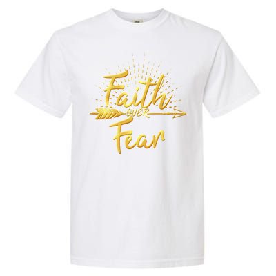 Faith Over Fear Gold Limited Edition Garment-Dyed Heavyweight T-Shirt