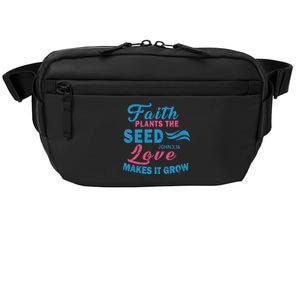 Faith Plants The Seed Love Makes It Grow John 3:16 Crossbody Pack