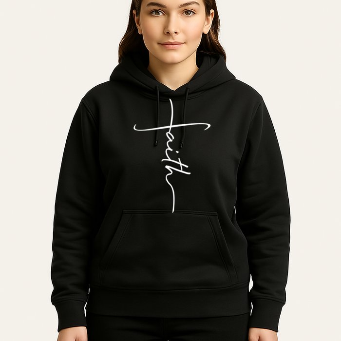 Faith Simple Script Logo Hoodie