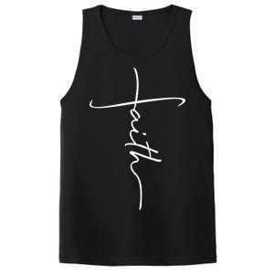 Faith Simple Script Logo PosiCharge Competitor Tank