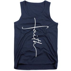 Faith Simple Script Logo Tank Top