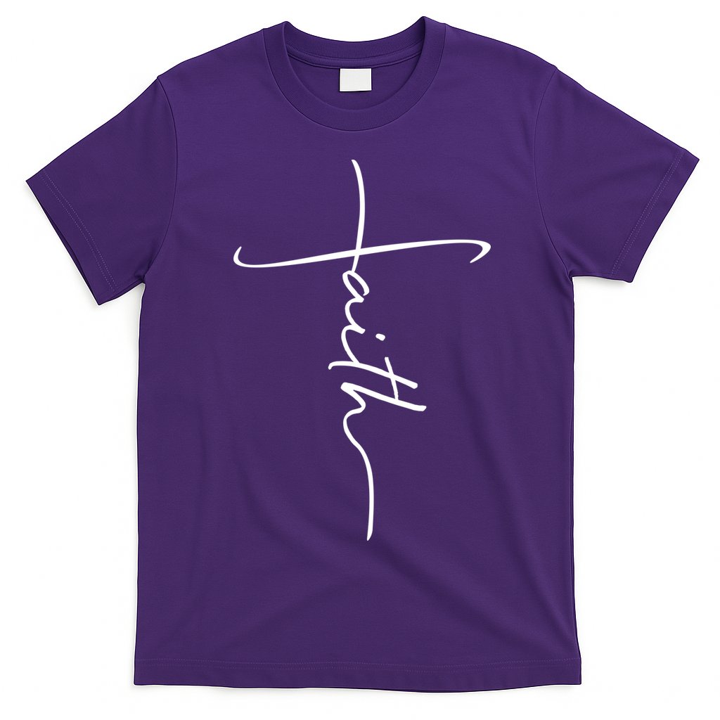 Faith Simple Script Logo T-Shirt