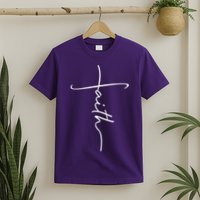 Faith Simple Script Logo T-Shirt