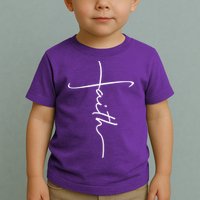Faith Simple Script Logo Toddler T-Shirt