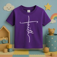 Faith Simple Script Logo Toddler T-Shirt