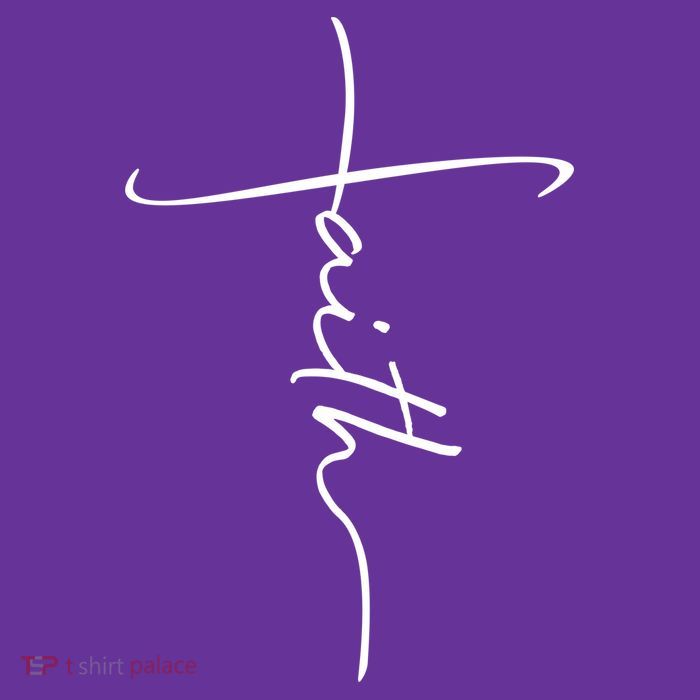 Faith Simple Script Logo Visor