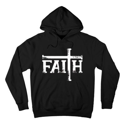 Faith Typo Logo Hoodie