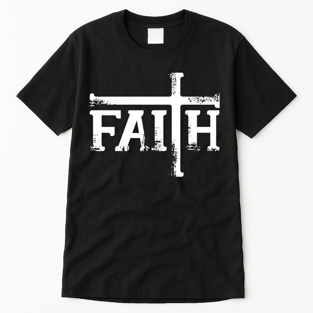 Faith Typo Logo Tall T-Shirt