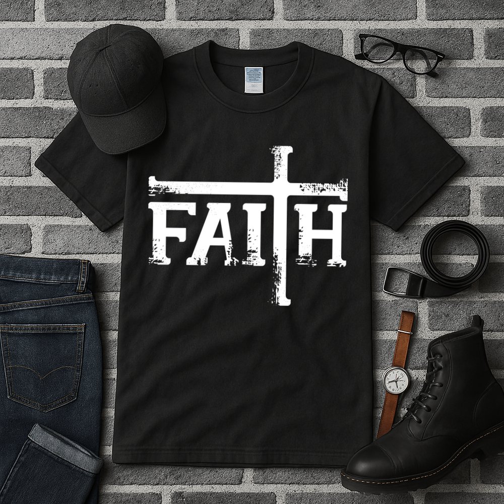 Faith Typo Logo Tall T-Shirt