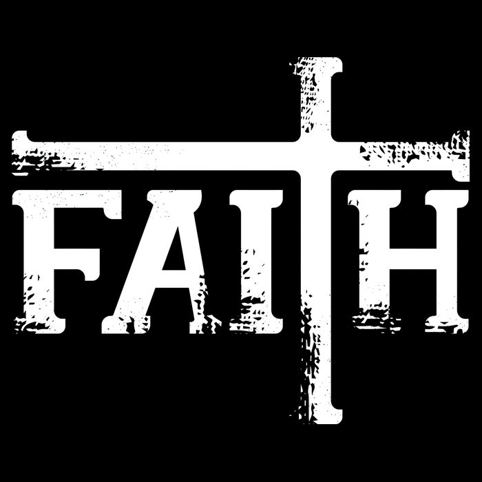 Faith Typo Logo Impact Tech Backpack