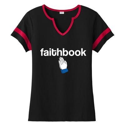 Faithbook Ladies Halftime Notch Neck Tee