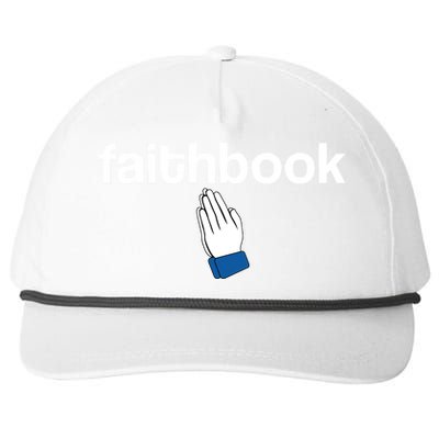 Faithbook Snapback Five-Panel Rope Hat