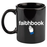 Faithbook 11oz C Handle Ceramic Mug