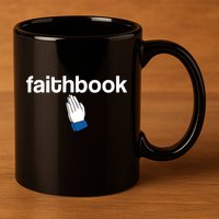 Faithbook 11oz C Handle Ceramic Mug