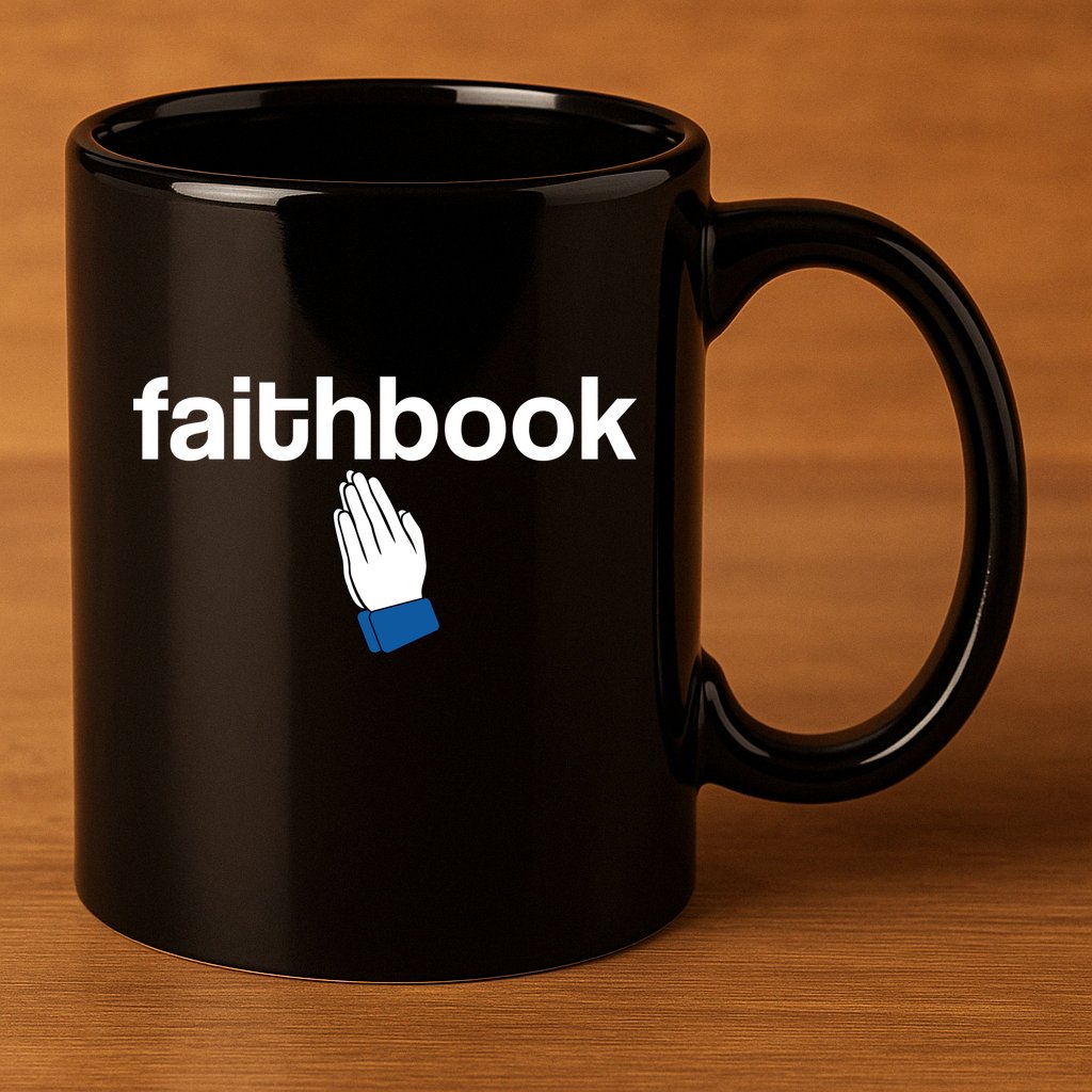 Faithbook 11oz C Handle Ceramic Mug