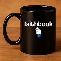 Faithbook 11oz C Handle Ceramic Mug