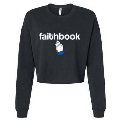 Faithbook Cropped Pullover Crew