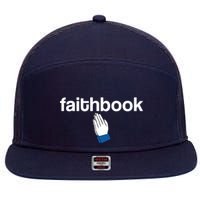 Faithbook 7 Panel Mesh Trucker Snapback Hat