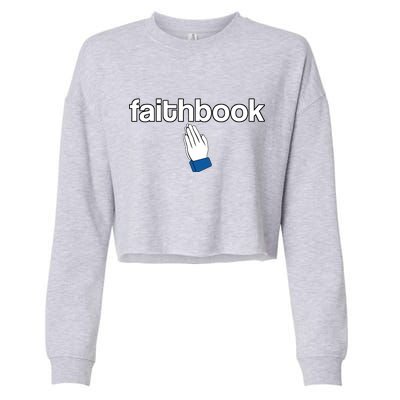 Faithbook Cropped Pullover Crew