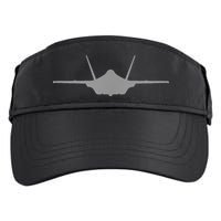 F35 A JSF Lightning II Aircraft Silhouette And Tri View Adult Drive Performance Visor