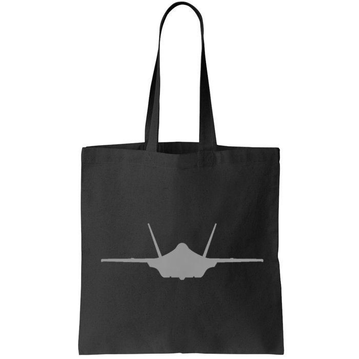F35 A JSF Lightning II Aircraft Silhouette And Tri View Bag