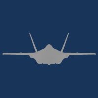 F35 A JSF Lightning II Aircraft Silhouette And Tri View Infant Baby Jersey Bodysuit