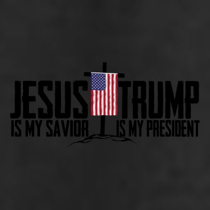 Funny American Jesus Is My Savior Trump Is My President Gift Beanie