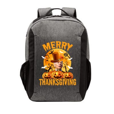 Funny Anti Joe Biden Confused Merry Thanksgiving For Halloween Vector Backpack