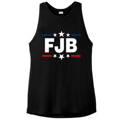 FJB Anti Joe Biden Ladies PosiCharge Tri-Blend Wicking Tank