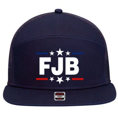 FJB Anti Joe Biden 7 Panel Mesh Trucker Snapback Hat