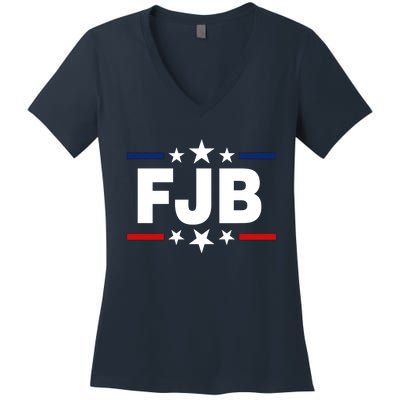 FJB Anti Joe Biden Women's V-Neck T-Shirt