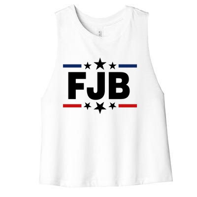 FJB Anti Joe Biden Women's Racerback Cropped Tank