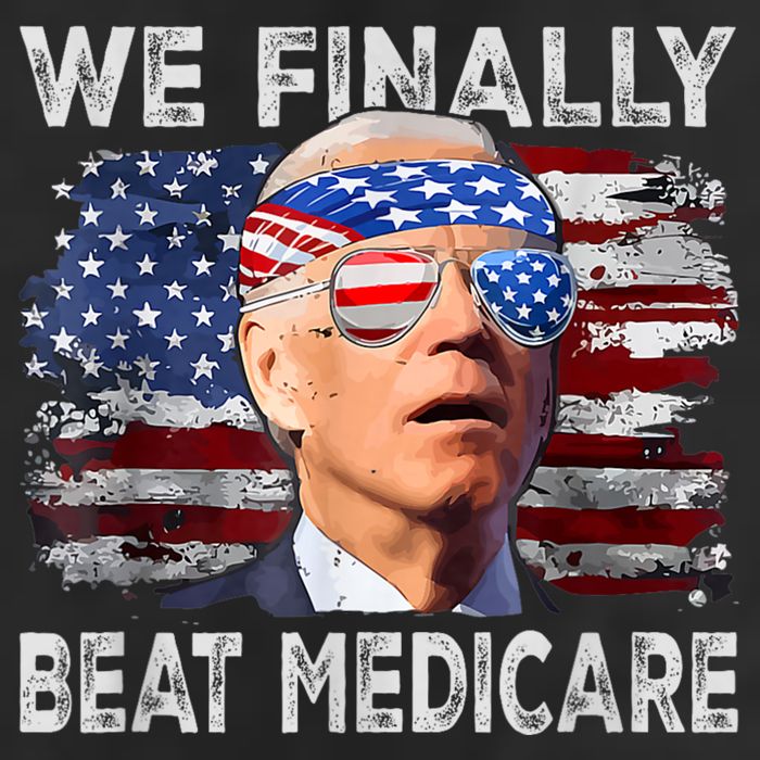 Funny Anti Joe Biden We Finally Beat Medicare 4th Of July Adult Drive Performance Visor