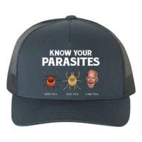 Funny Anti Joe Biden Shirts, Know Your Parasites Humor Yupoong Adult 5-Panel Trucker Hat