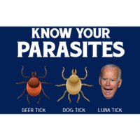 Funny Anti Joe Biden Shirts, Know Your Parasites Humor Bumper Sticker