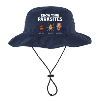 Funny Anti Joe Biden Shirts, Know Your Parasites Humor Legacy Cool Fit Booney Bucket Hat