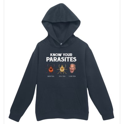 Funny Anti Joe Biden Shirts, Know Your Parasites Humor Urban Pullover Hoodie