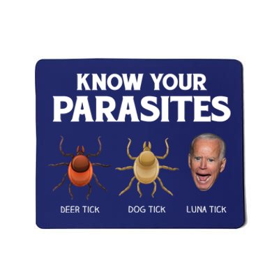 Funny Anti Joe Biden Shirts, Know Your Parasites Humor Mousepad