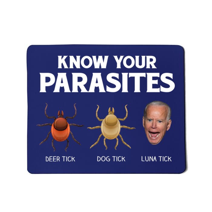 Funny Anti Joe Biden Shirts, Know Your Parasites Humor Mousepad