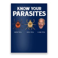 Funny Anti Joe Biden Shirts, Know Your Parasites Humor Poster