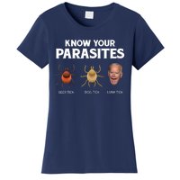 Funny Anti Joe Biden Shirts, Know Your Parasites Humor Women's T-Shirt