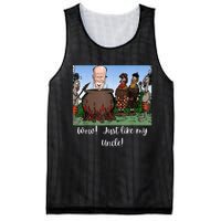 Funny Anti Joe Biden Cannibal Story About His Uncle Designed Mesh Reversible Basketball Jersey Tank