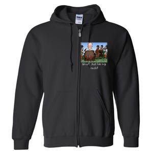 Funny Anti Joe Biden Cannibal Story About His Uncle Designed Full Zip Hoodie