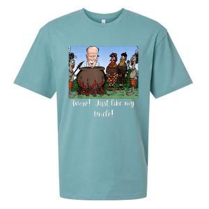 Funny Anti Joe Biden Cannibal Story About His Uncle Designed Sueded Cloud Jersey T-Shirt